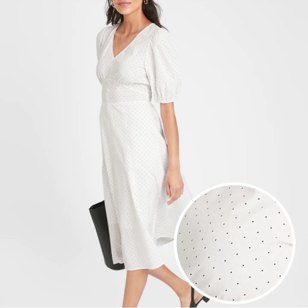 3 FOR 10/Banana Republic Polka Dot Dress